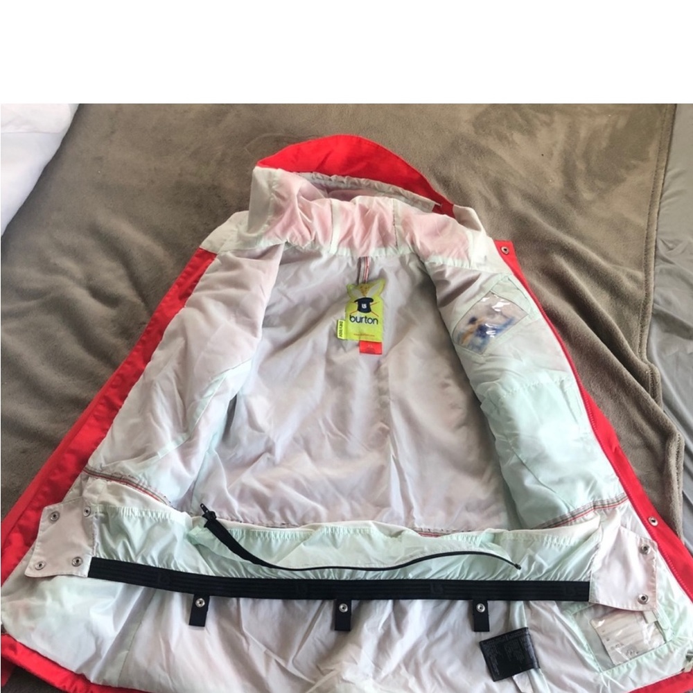 Red Burton Dry Ride Snow Jacket - Picture 3 of 9